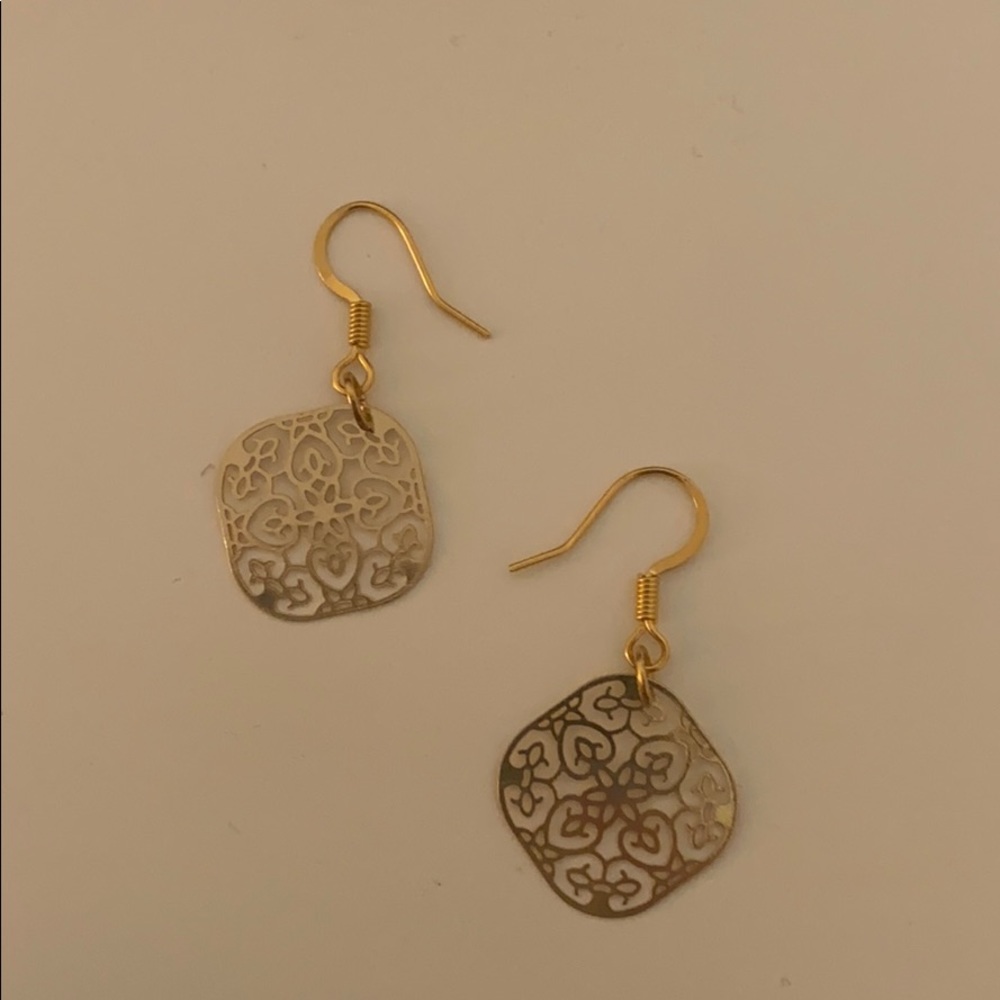 14k gold plated earrings